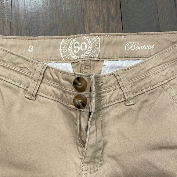 Tan bootcut slacks - Picture 2 of 3